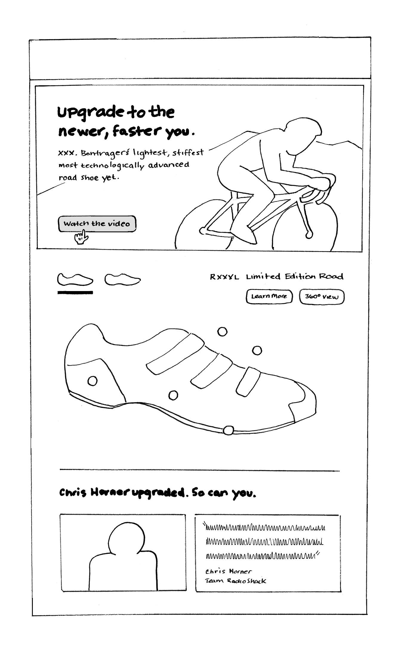 Bontrager XXX Shoe Sketch