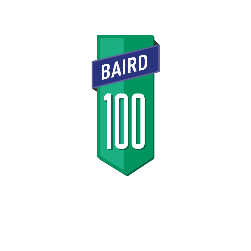 Baird 100 logo Concepts